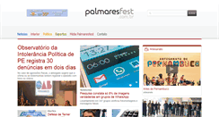Desktop Screenshot of palmaresfest.com.br